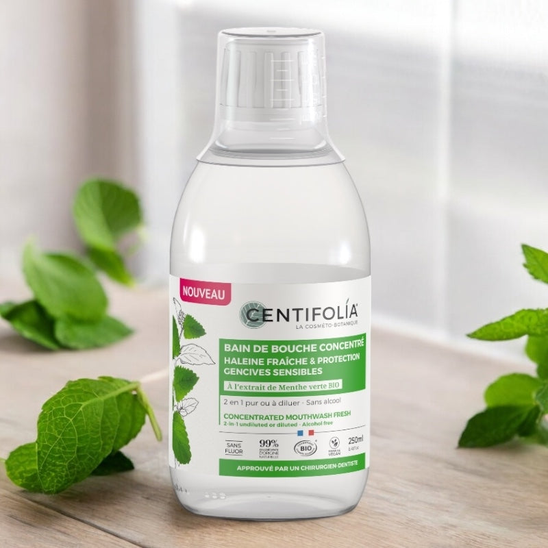 Centifolia - Bain de bouche concentré BIO menthe verte 250ml