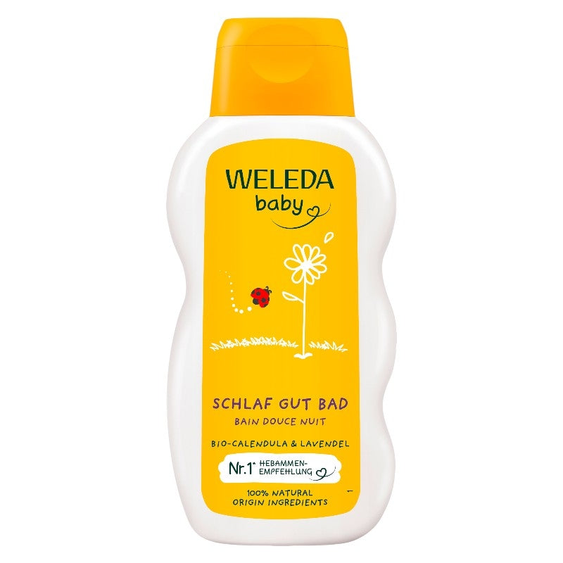 Bain douce nuit bébé calendula & lavande BIO