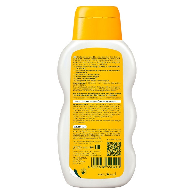 Bain douce nuit bébé calendula & lavande BIO