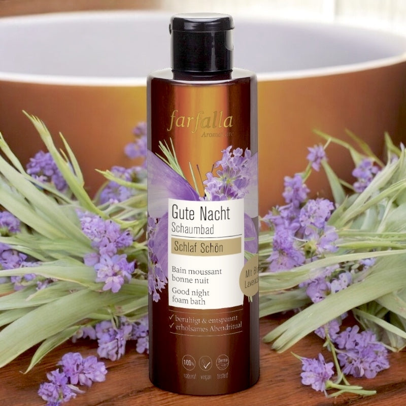 Farfalla - Bain moussant bonne nuit BIO lavande 200ml