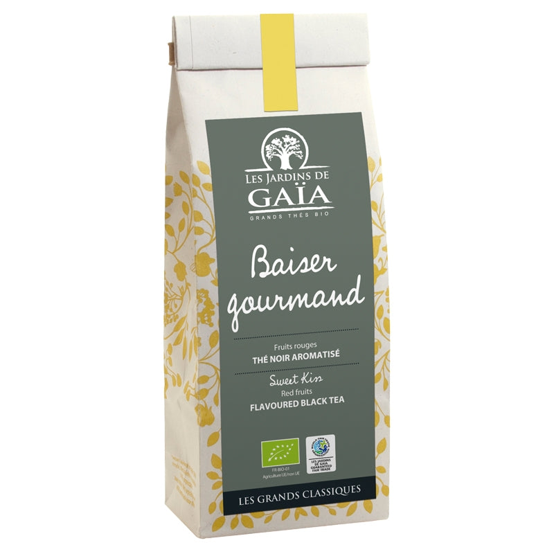 Gourmet Kiss Schwarztee mit roten Früchten - Biologisch - 100 g - Les Jardins de Gaïa