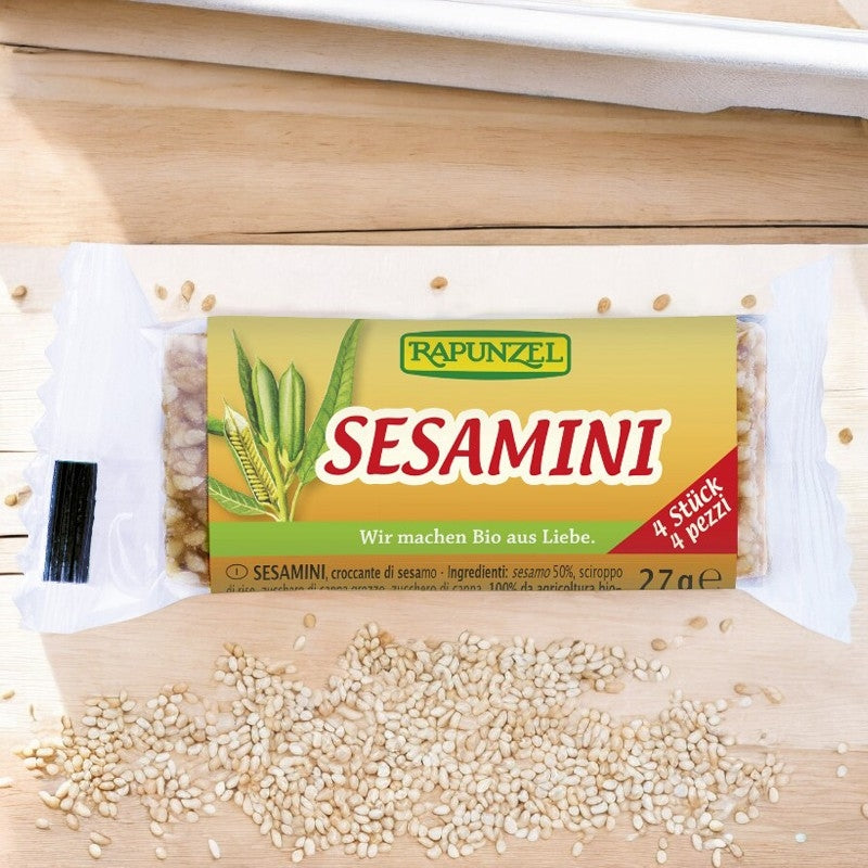Sesamini Bio-Sesam-Crunchy-Riegel - 27 g - Rapunzel