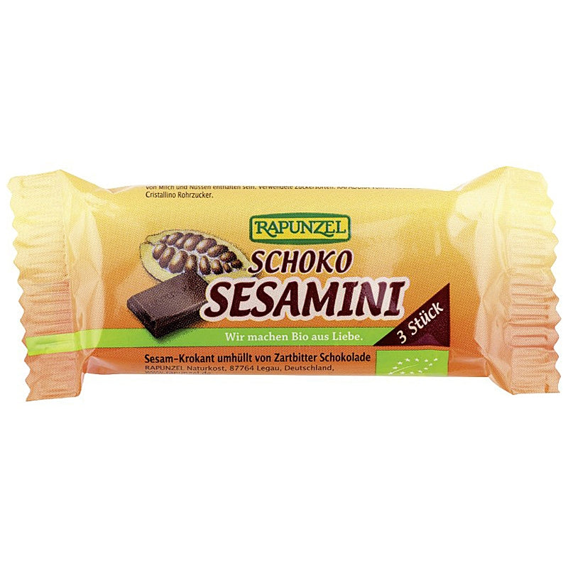 Barre croquante au sésame & chocolat BIO Sesamini choco