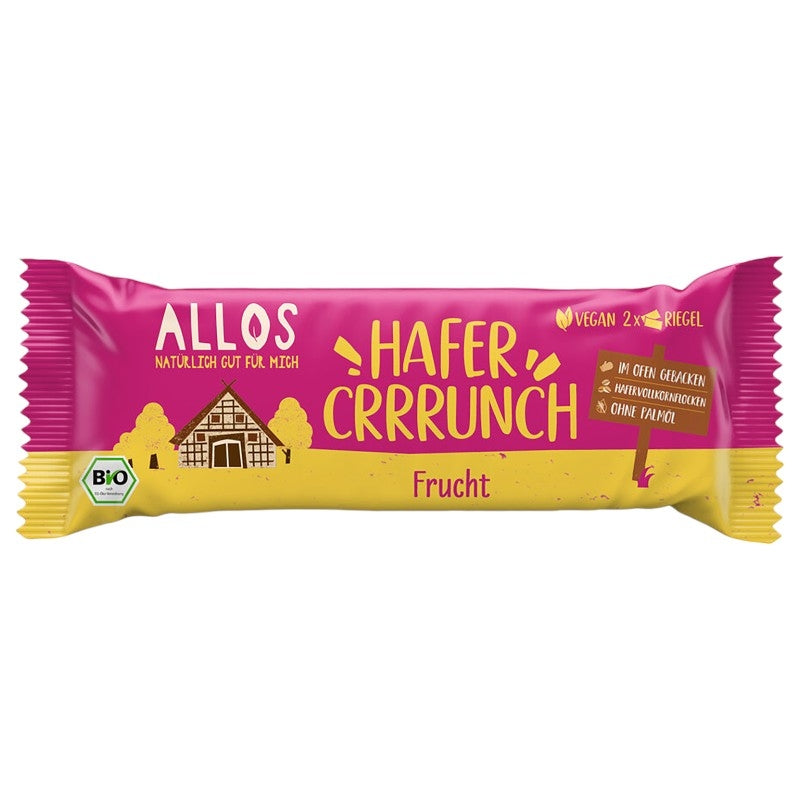 Allos - Barre croustillante d'avoine aux fruits BIO 50g