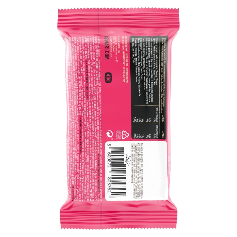 Iswari - Bio-Haferriegel mit roten Beeren - 40g 40g