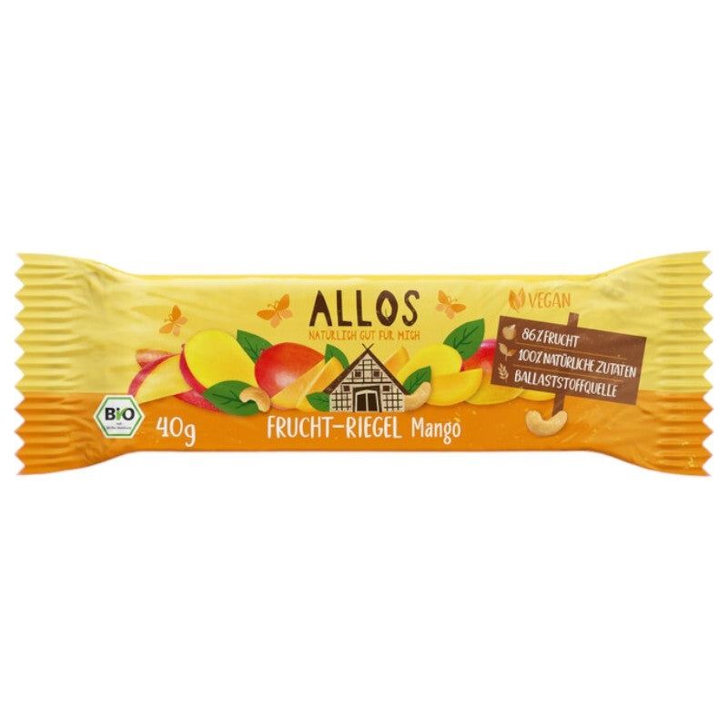 Allos - Barre fruitée à la mangue BIO 40g