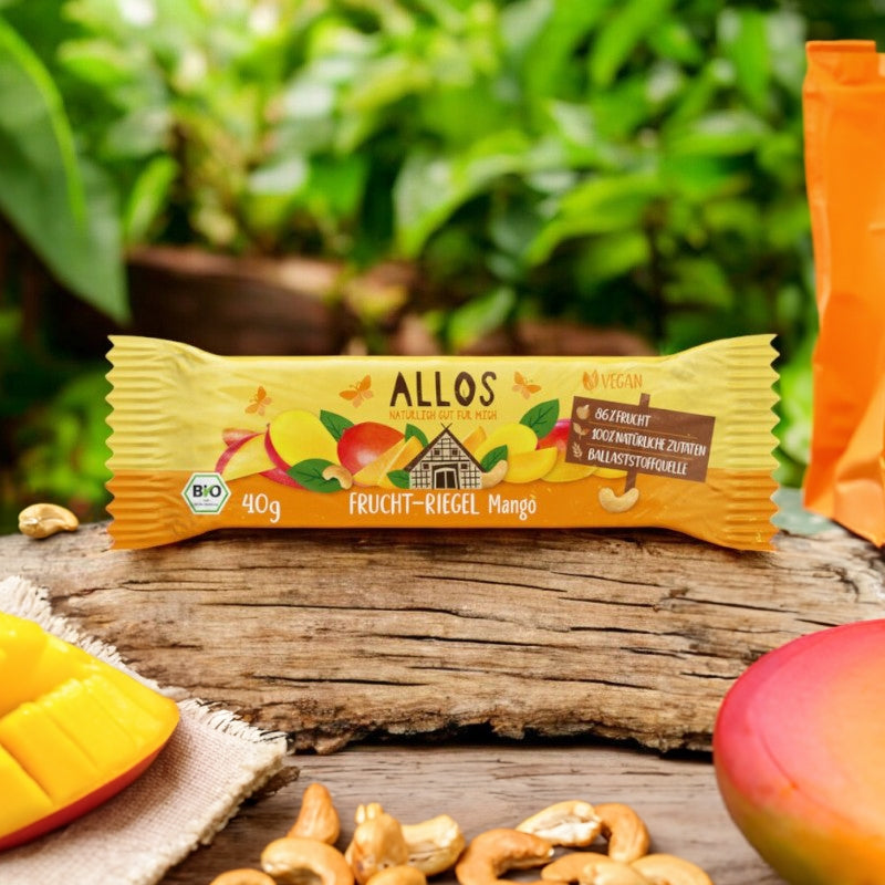 Allos - Barre fruitée à la mangue BIO 40g