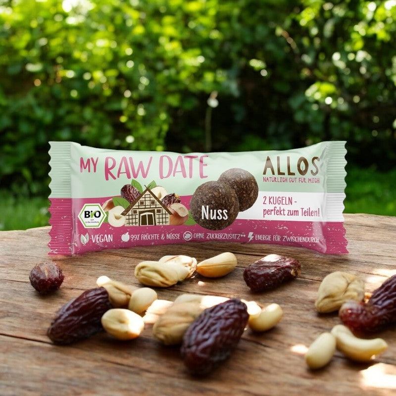Allos - Barres aux dattes et noix de cajou BIO 32g