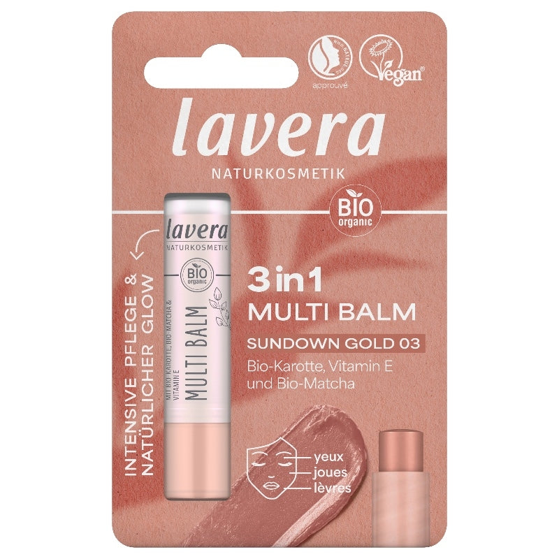 Baume à lèvres 3 en 1 sundown gold BIO
