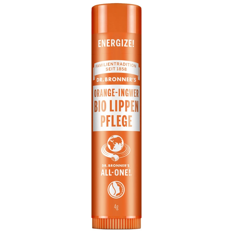 Dr. Bronner's - Baume à lèvres BIO orange & gingembre 4g