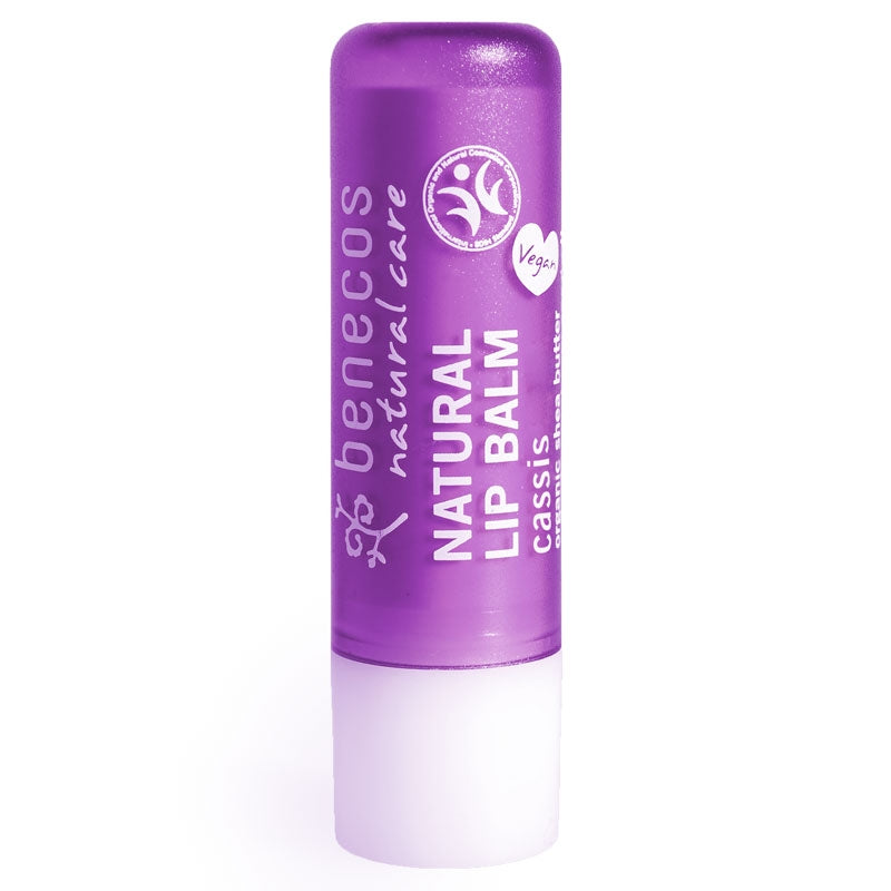 Benecos - Baume à lèvres cassis BIO 4,8g