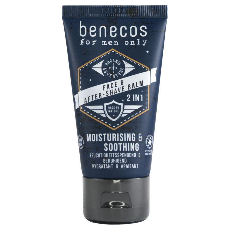 Benecos - Aftershave-Balsam für Männer Aloe Vera & Verbene BIO 50ml