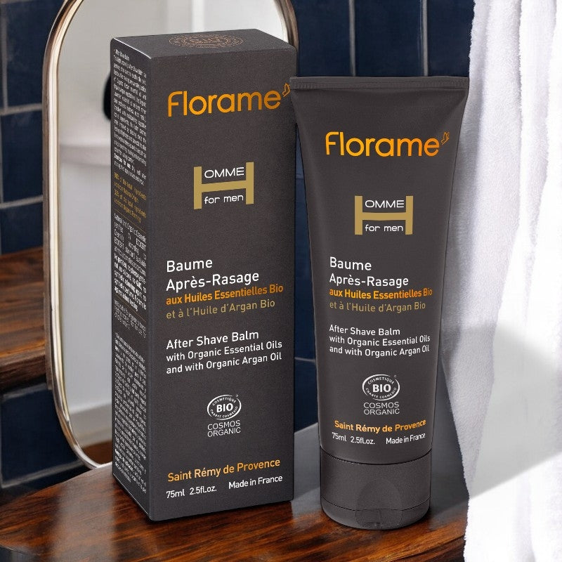 Florame - Baume après-rasage homme BIO cèdre & argan 75ml