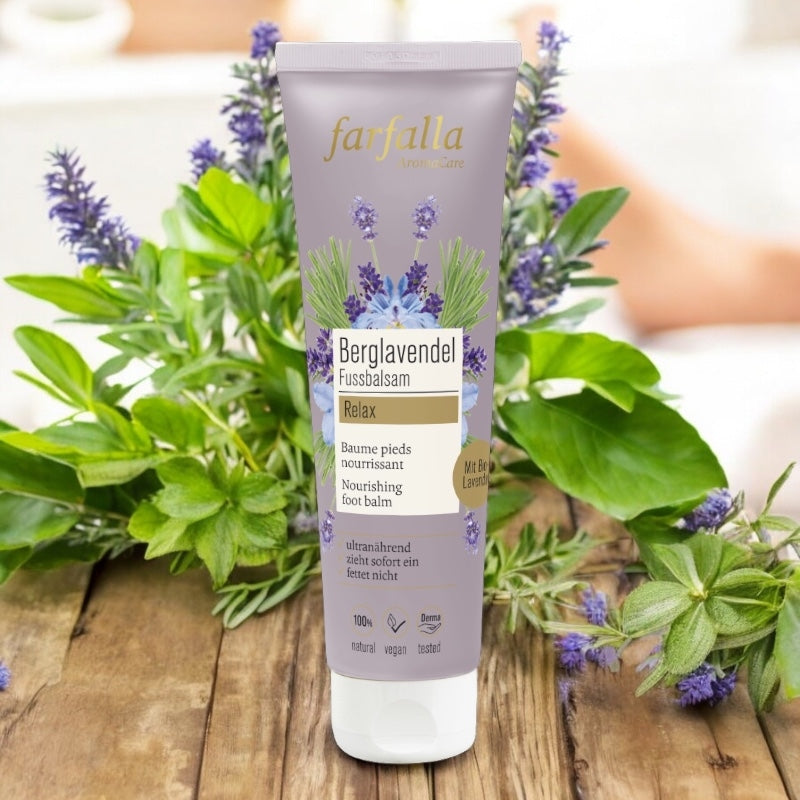 Farfalla - Baume pieds nourrissant BIO lavande de montagne 75ml