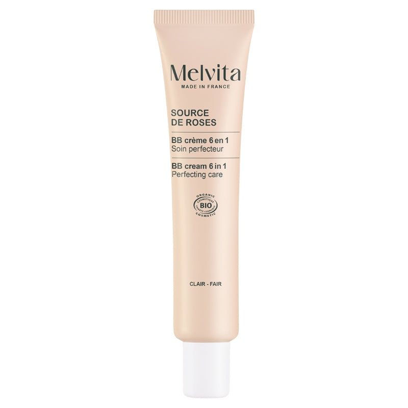 BB crème 6 en 1 soin perfecteur BIO - teinte claire - Source de Roses