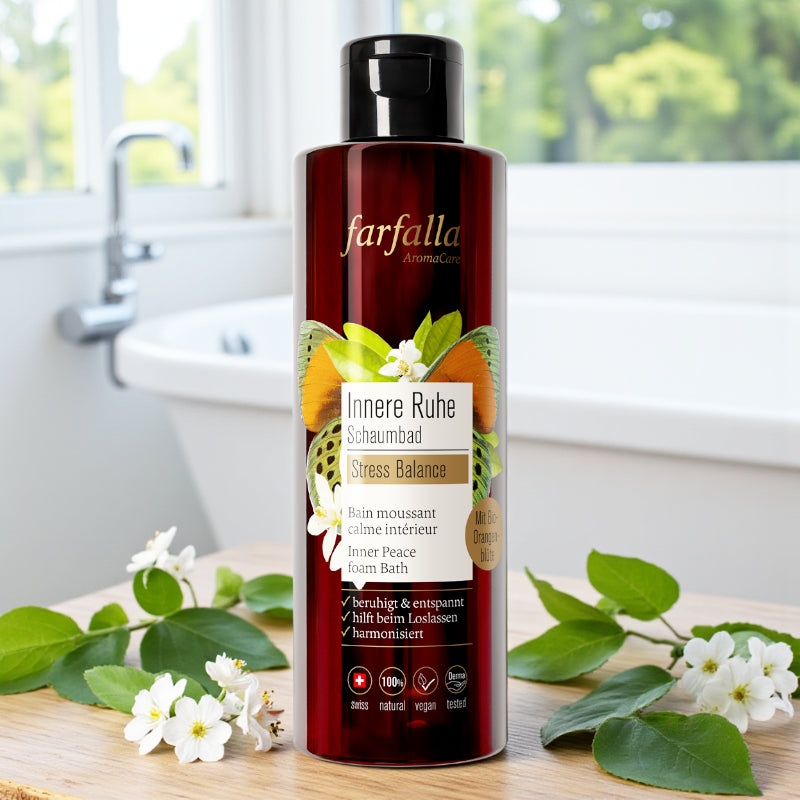 Farfalla - Schaumbad Innere Ruhe Orangenblüte BIO 200ml