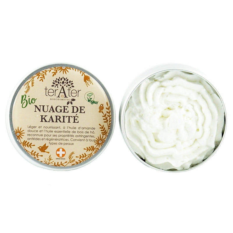 Butter aus Sheabutter-Wolke, Süßmandel & Ho-Holz BIO