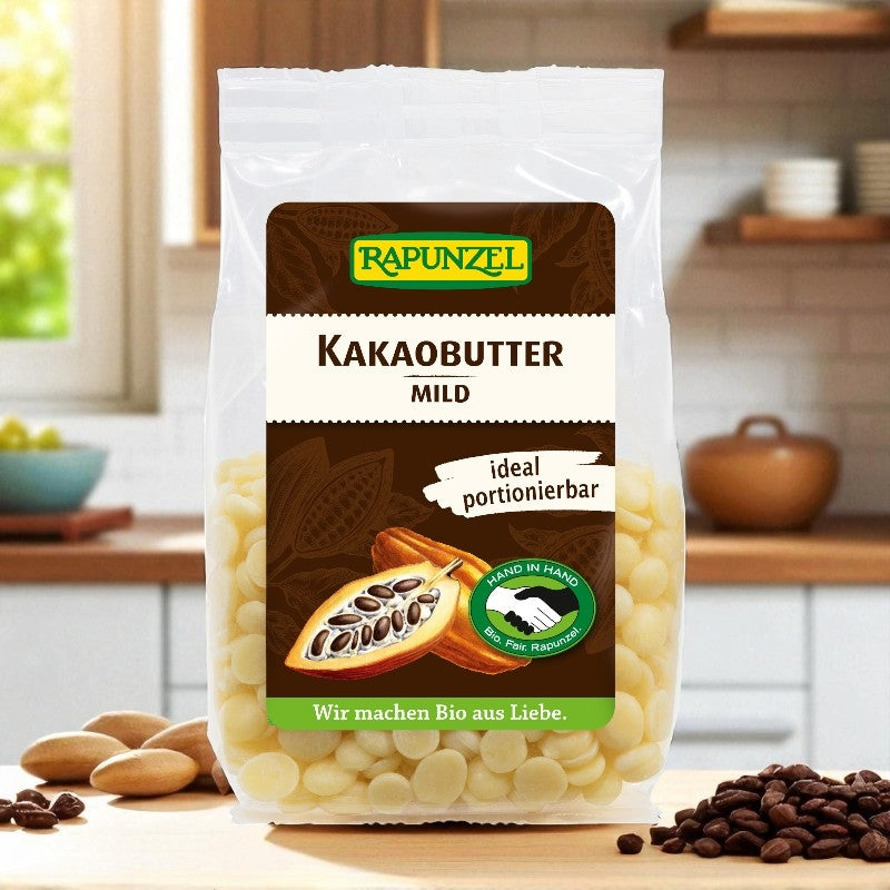 Bio-Kakaobutter, desodoriert - 100 g - Rapunzel
