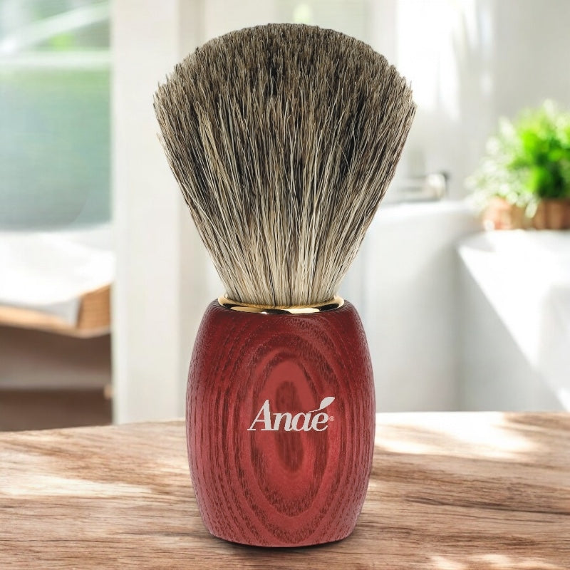 Anaé - Blaireau en frêne teinté et blaireau véritable