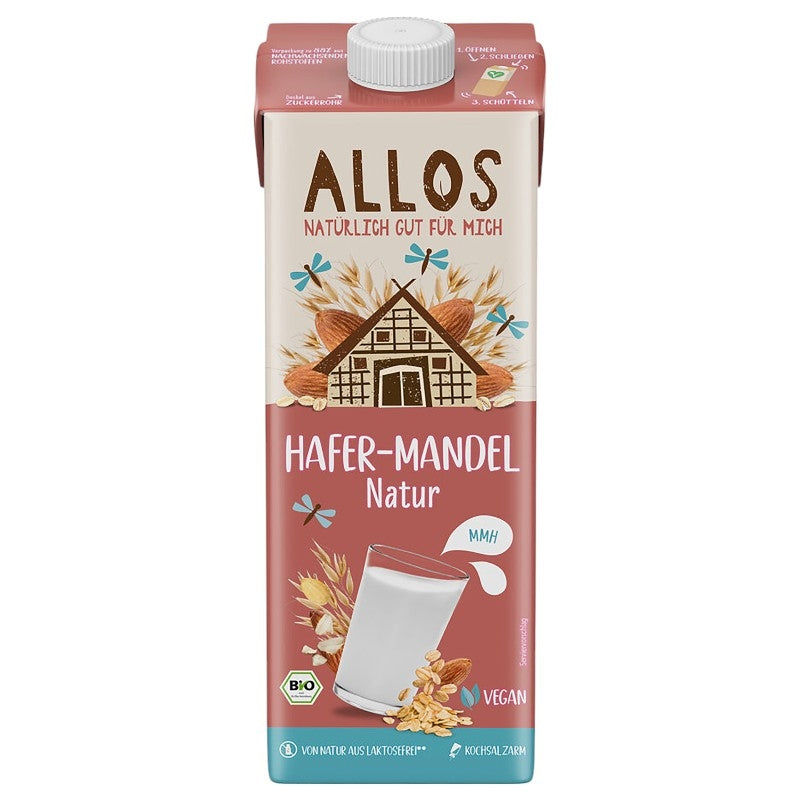 Allos - Boisson à l'avoine & amande BIO 1l