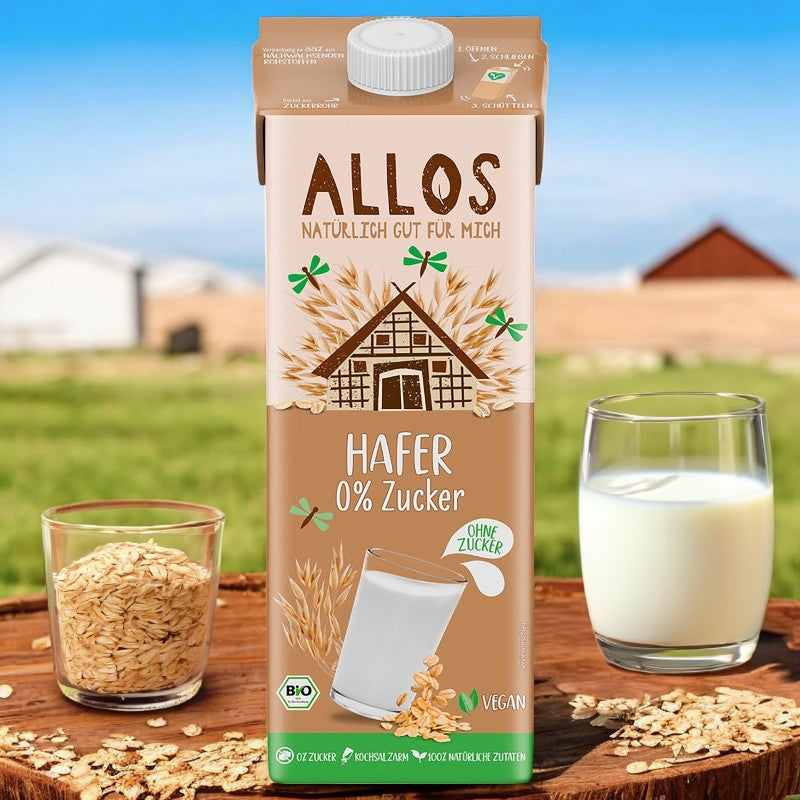 Allos - Boisson à l'avoine sans sucre BIO 1l