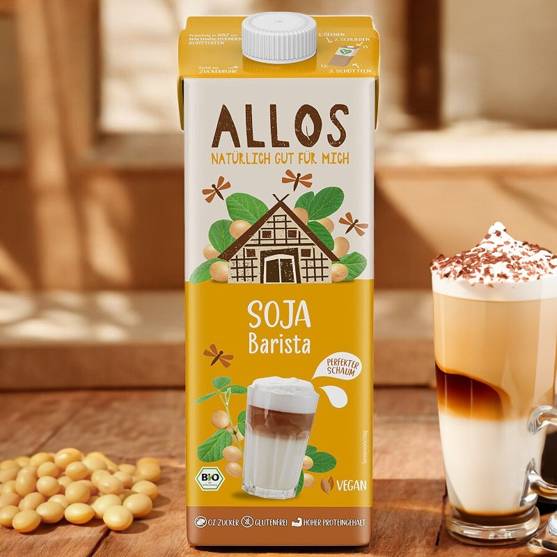 Allos - Boisson au soja barista BIO 1l