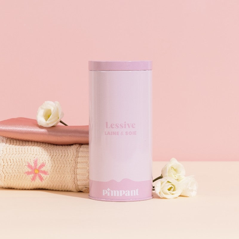 Boîte doseuse lessive poudre laine & soie - Pimpant