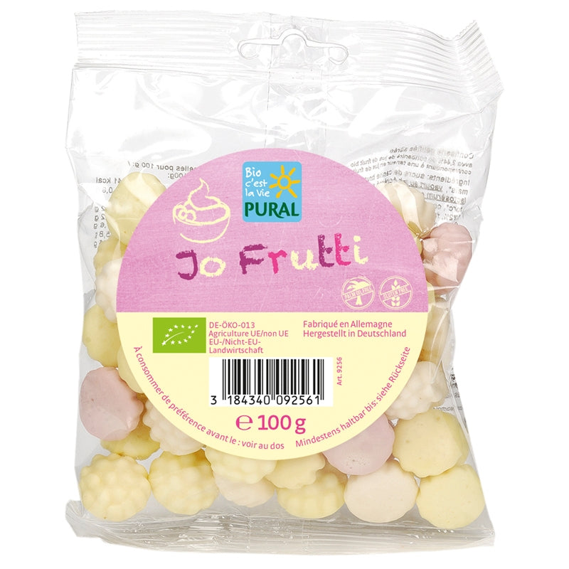 Bonbons aux fruits & yaourts BIO avec gélatine Jo Frutti