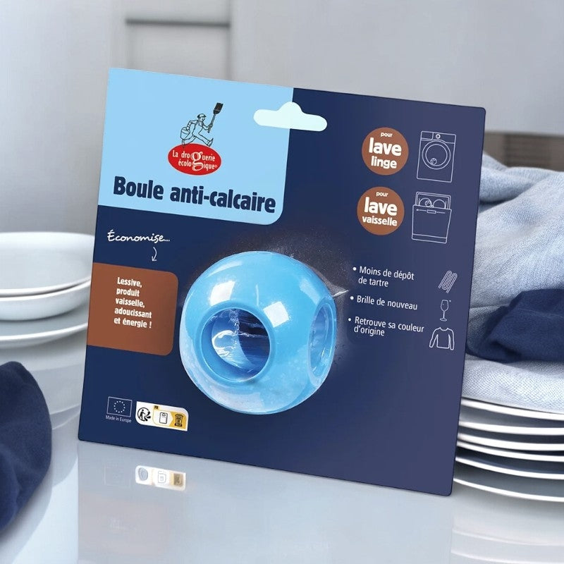 Boule anti-calcaire lave-vaisselle & lave-linge