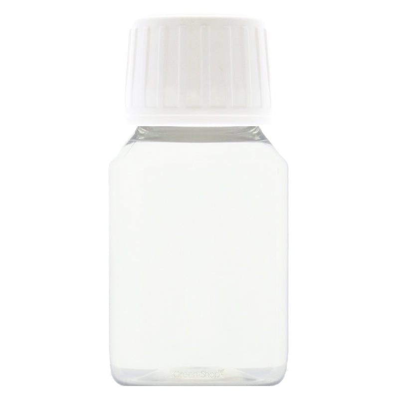 Bouteille en plastique transparent 50ml avec bouchon à vis - Aromadis