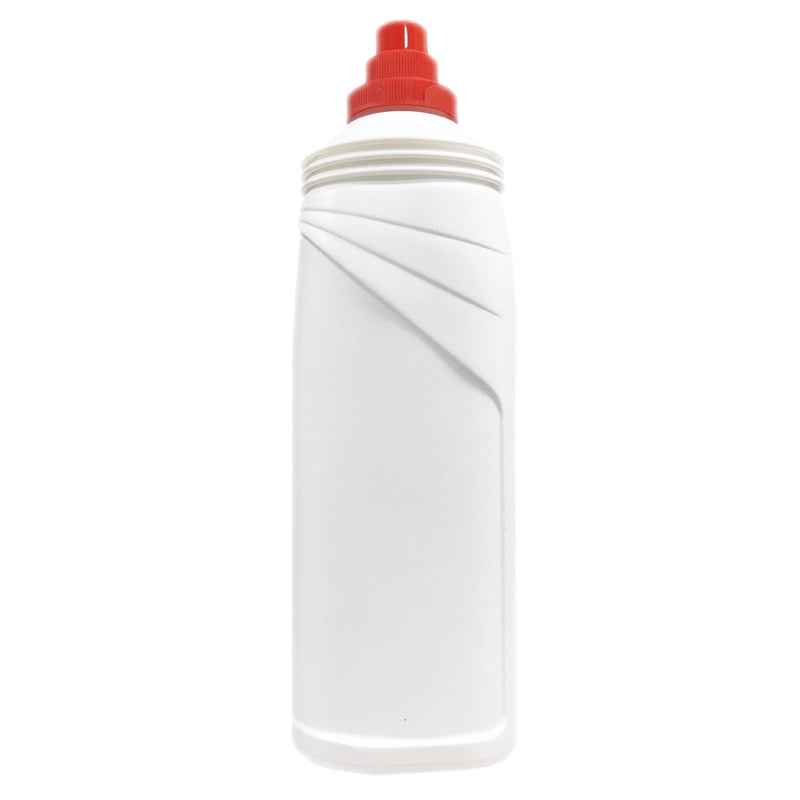 Bulle Verte - Bouteille ovale en plastique blanc 750ml avec bouchon à vis