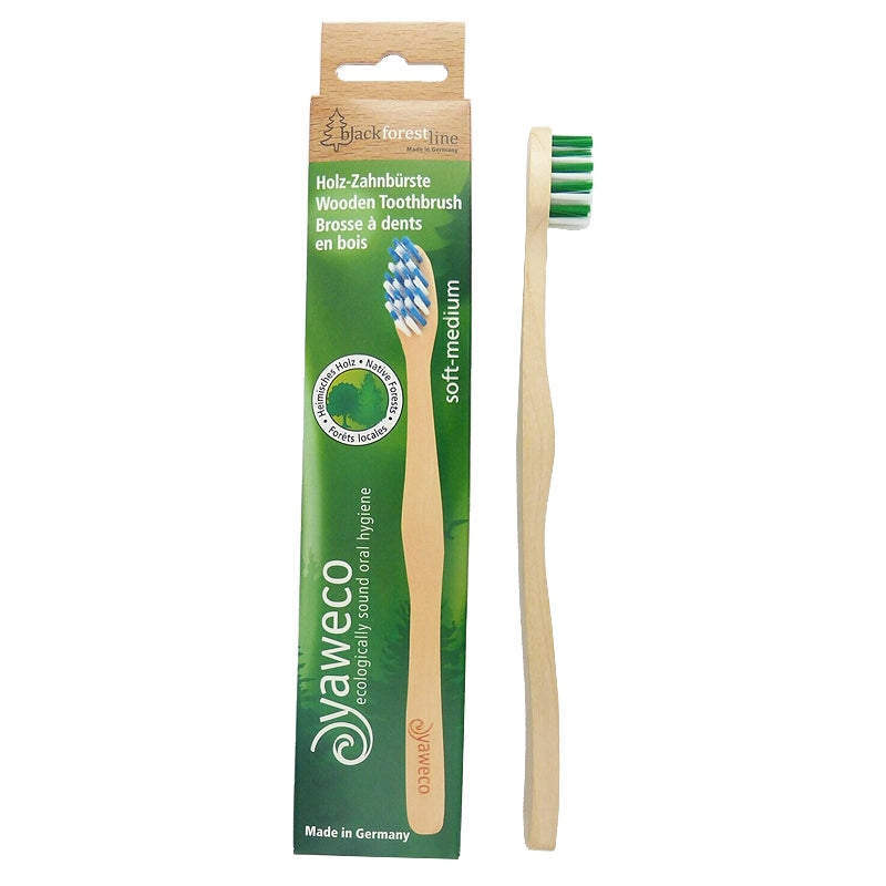 Brosse à dents en bois SoftMedium Nylon