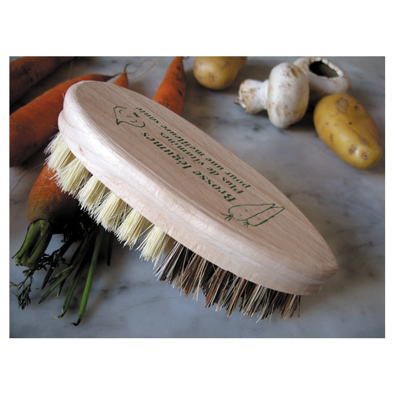 Ah Table ! - Brosse à légumes en hêtre et fibre d'agave