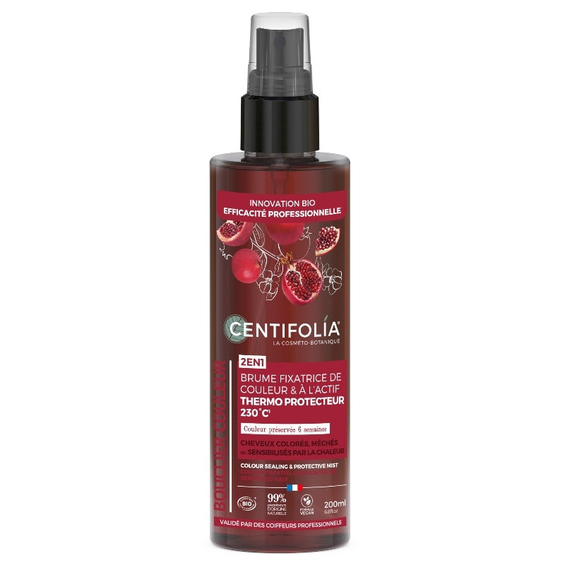 Centifolia - Brume fixatrice de couleur BIO grenade 200ml