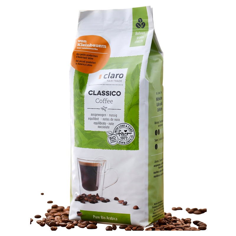 Claro - Café BIO en grains Classico 500g