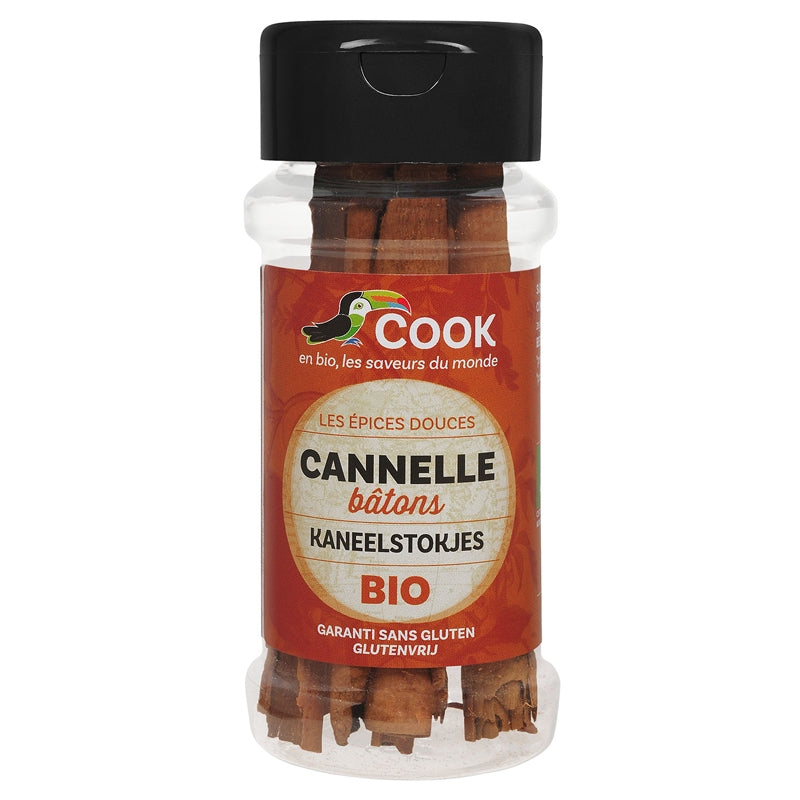 Cook - Cannelle en bâtons BIO 12g