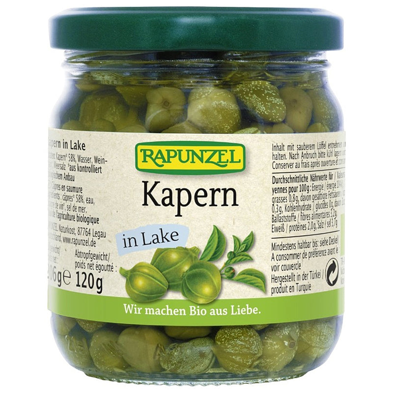 Bio-Kapern in Salzlake - 206 g - Rapunzel