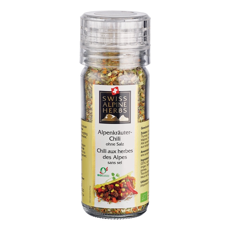 Chili aux herbes des Alpes sans sel BIO