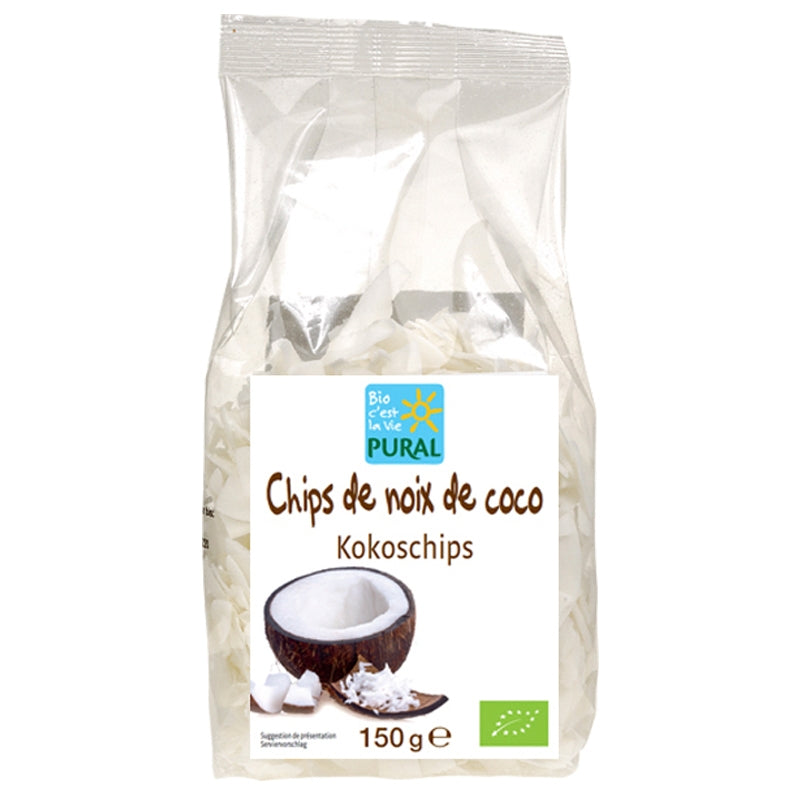 Bio-Kokoschips (getrocknet) - 150 g - Pural