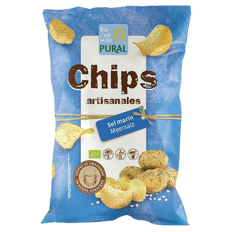 Chips de pomme de terre au sel marin BIO