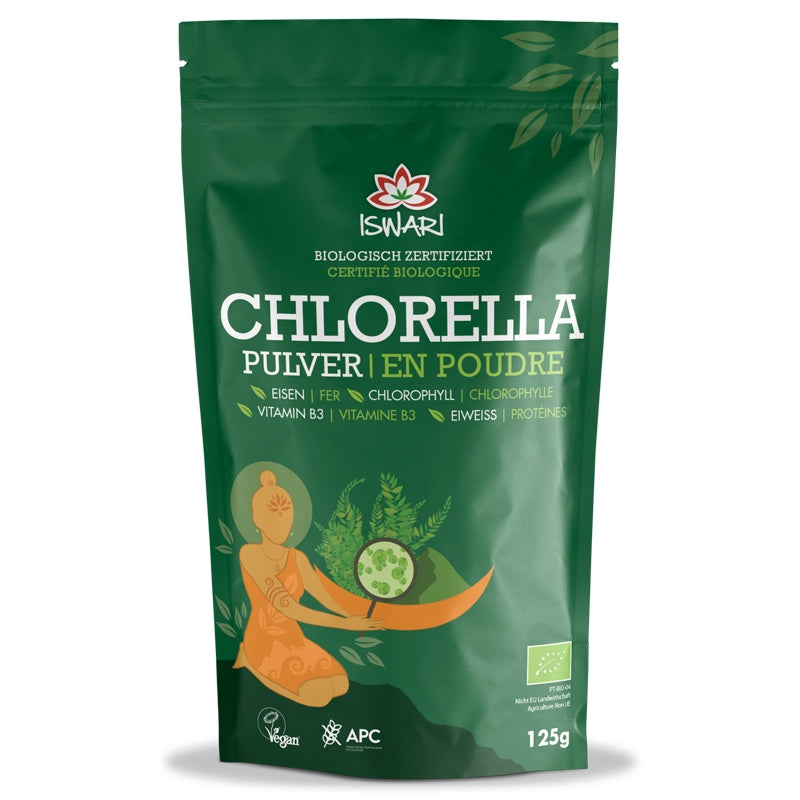 Iswari - Chlorella Pulver Bio 125g