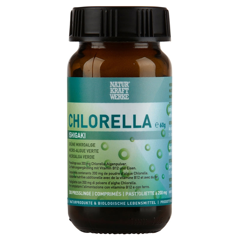 Chlorella Ishigaki - 300 Tabletten à 200 mg - NaturKraftWerke