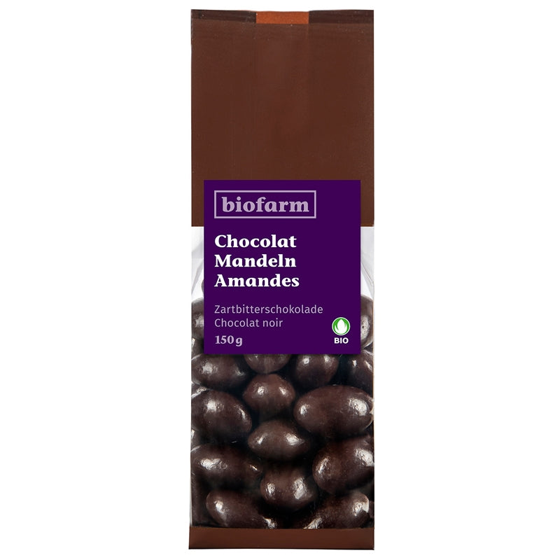 Biofarm - Bio-Zartbitterschokolade mit Mandeln 150g
