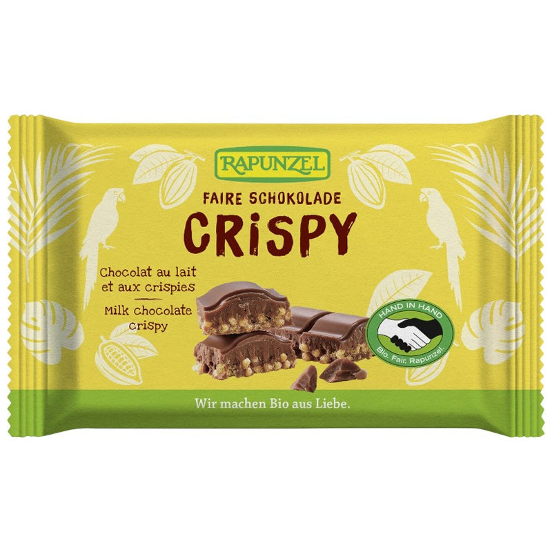 Chocolat au lait & aux crispies BIO