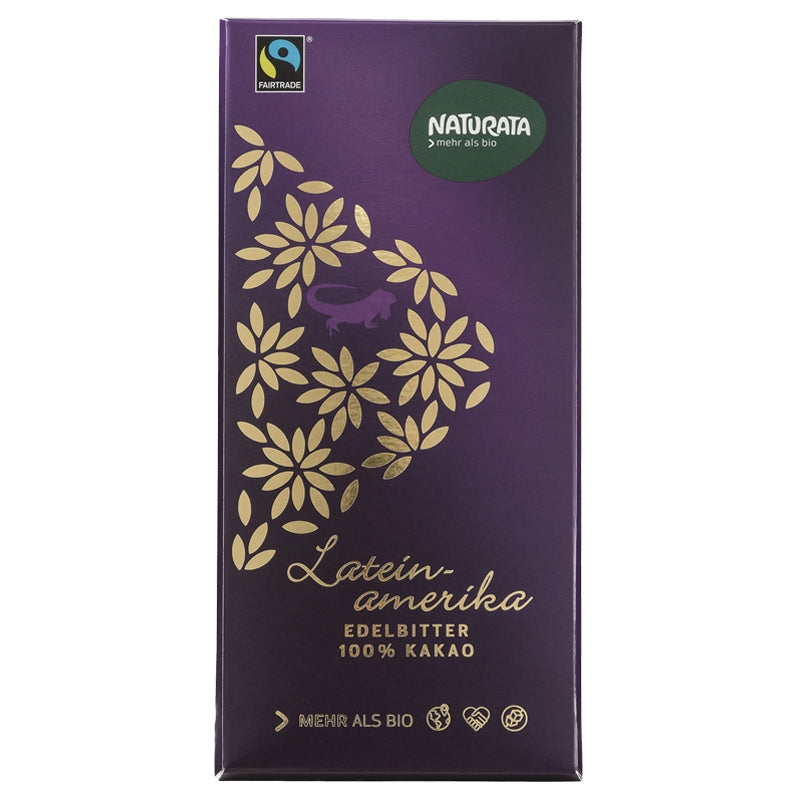 Chocolat noir 100% BIO Amérique latine