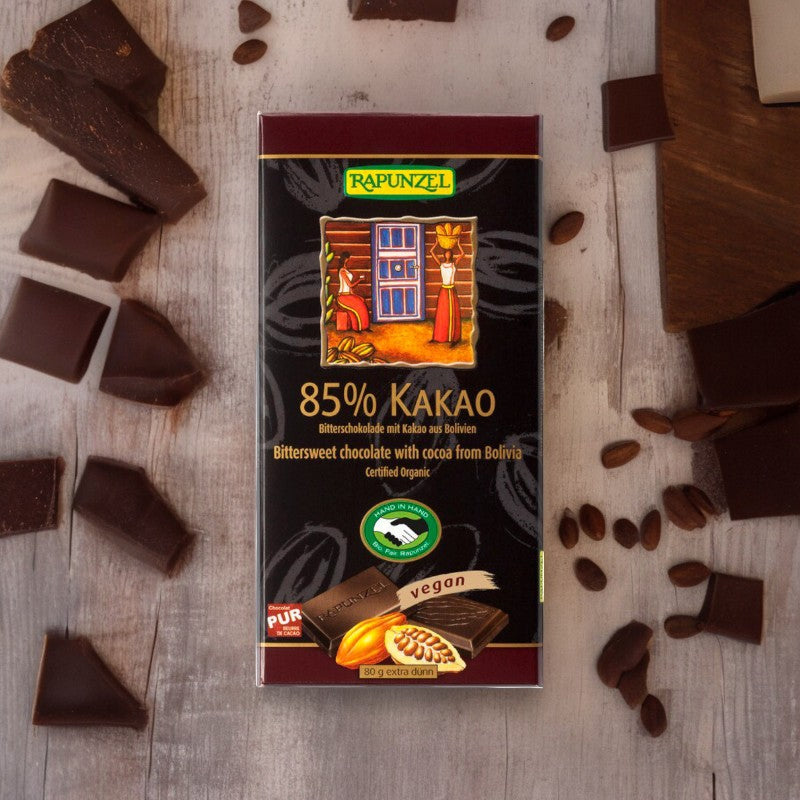 Chocolat noir 85% de cacao BIO