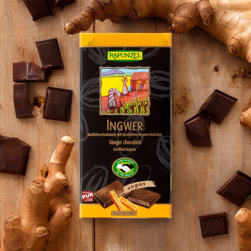 Chocolat noir au gingembre BIO