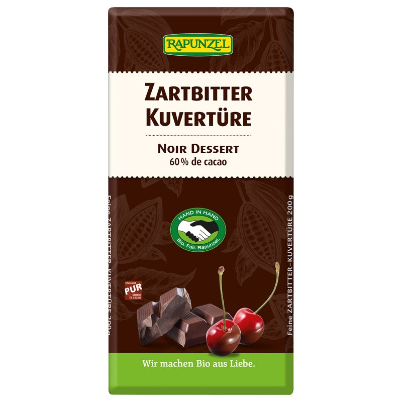 Chocolat noir dessert BIO