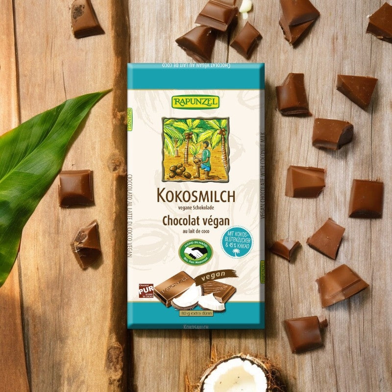 Chocolat végan au lait de coco BIO