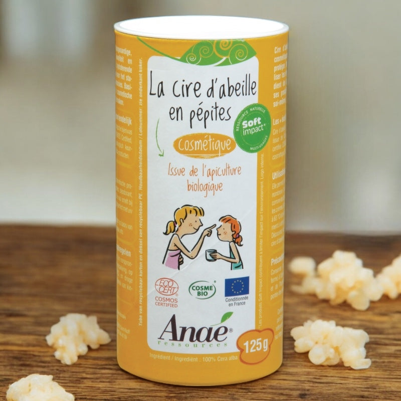 Anaé - Cire d'abeille cosmétique en pépites BIO 125g